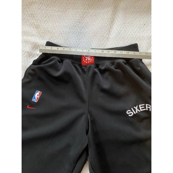 Nike NBA 76ers Sixers Joggers Sweatpants Black Athleisure Basketball Tear Away - Picture 15 of 16